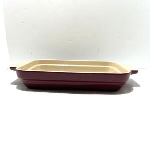 Le Creuset Casserole Dish Red Rectangle 12x6x2